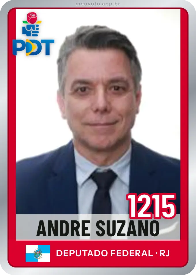 Carta de Andre Suzano, número 1215, PDT