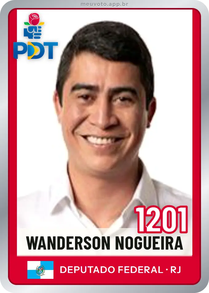 Carta de Wanderson Nogueira, número 1201, PDT