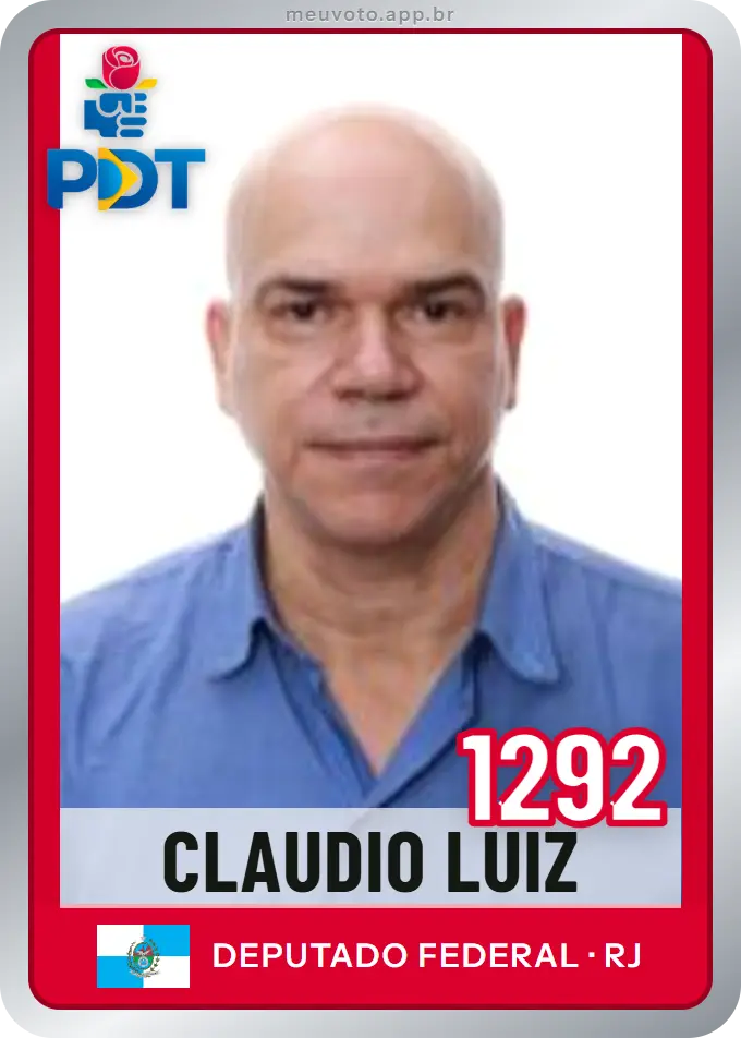 Carta de Claudio Luiz, número 1292, PDT