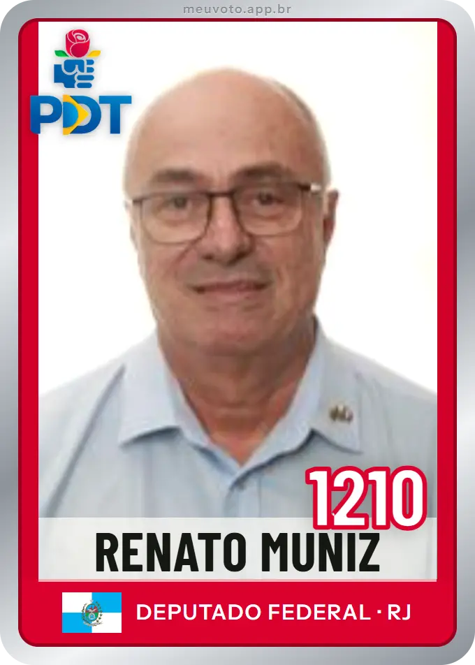 Carta de Renato Muniz, número 1210, PDT