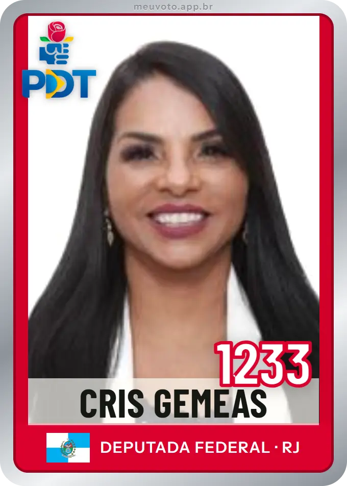 Carta de Cris Gemeas, número 1233, PDT