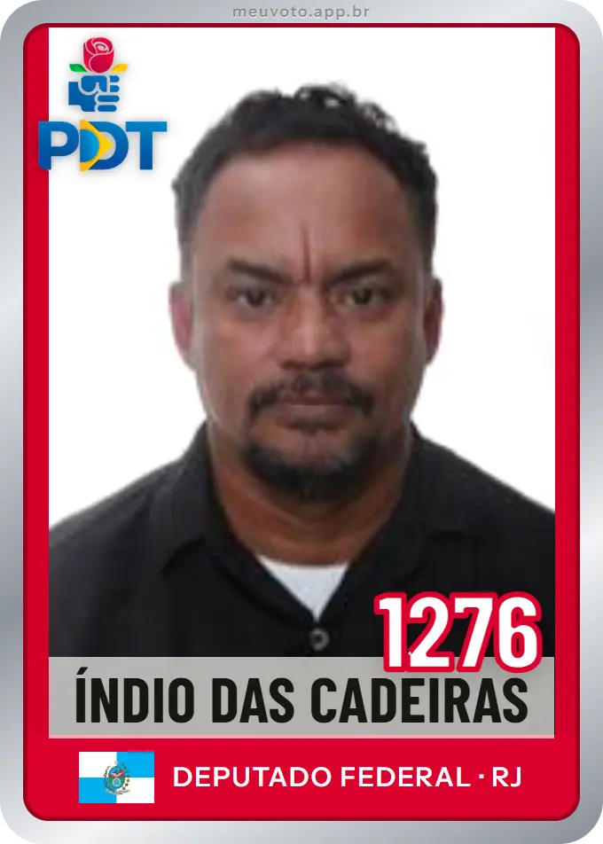 Carta de Índio das Cadeiras, número 1276, PDT