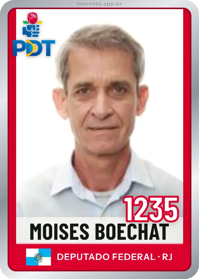 Carta de Moises Boechat, número 1235, PDT