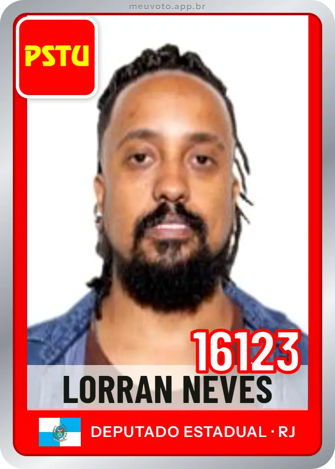 Carta de Lorran Neves, número 16123, PSTU