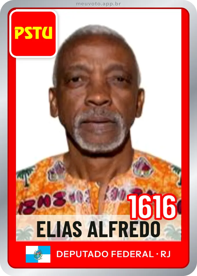 Carta de Elias Alfredo, número 1616, PSTU