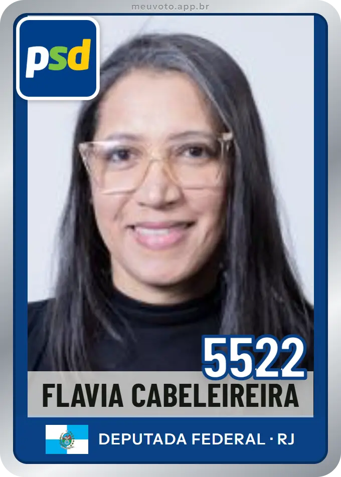 Carta de Flavia Cabeleireira, número 5522, PSD
