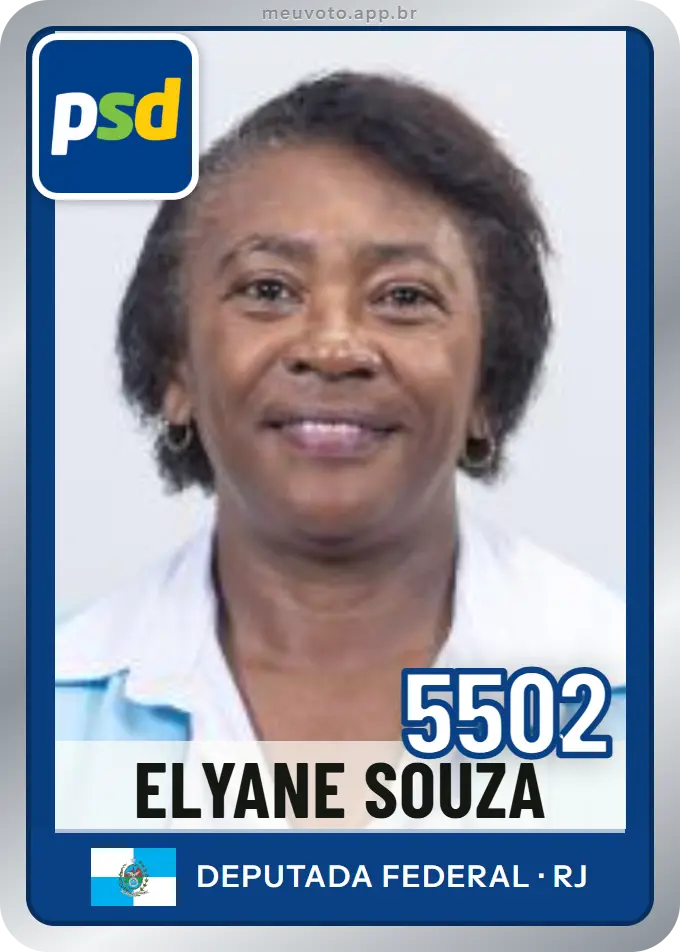 Carta de Elyane Souza, número 5502, PSD
