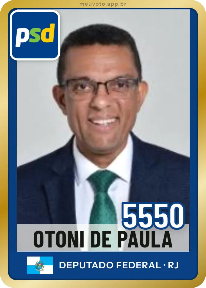 Carta de Otoni de Paula, número 5550, PSD