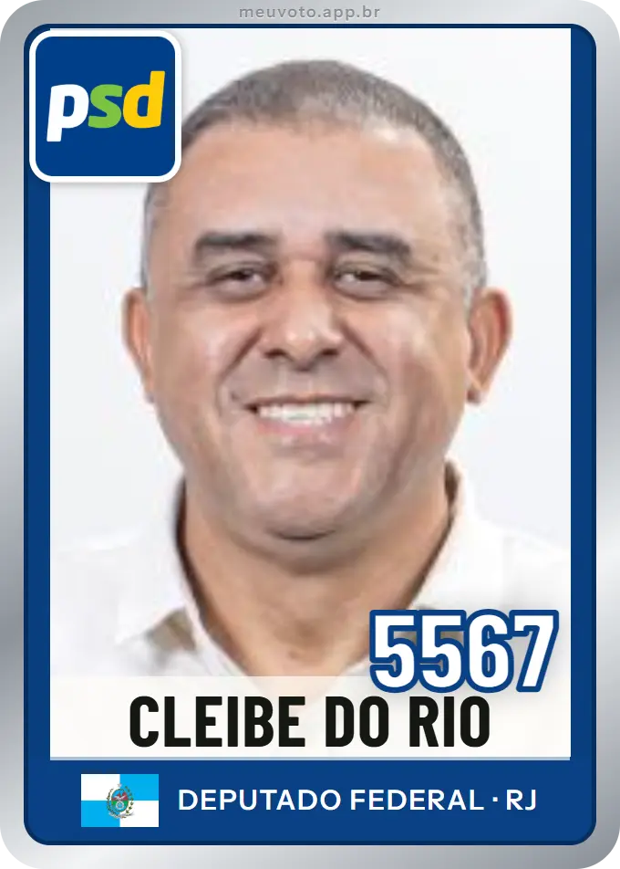 Carta de Cleibe do Rio, número 5567, PSD
