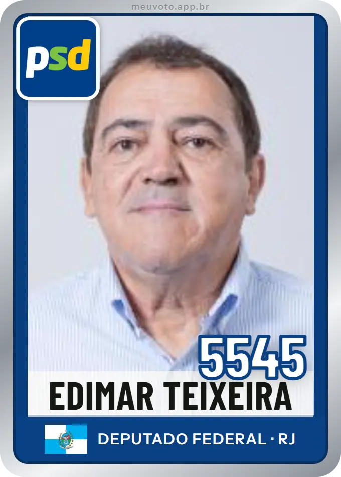 Carta de Edimar Teixeira, número 5545, PSD