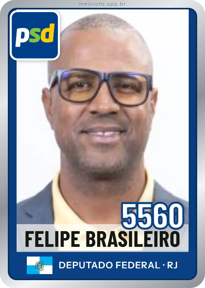Carta de Felipe Brasileiro, número 5560, PSD
