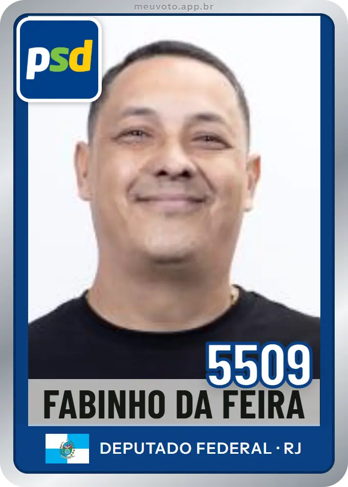 Carta de Fabinho da Feira, número 5509, PSD