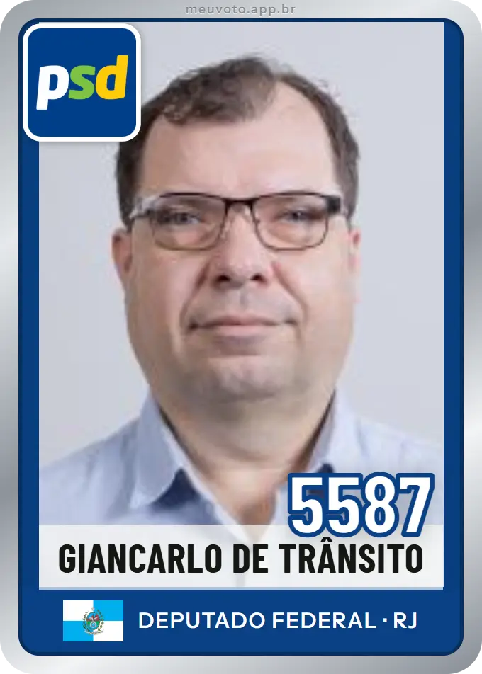 Carta de Giancarlo de Trânsito, número 5587, PSD