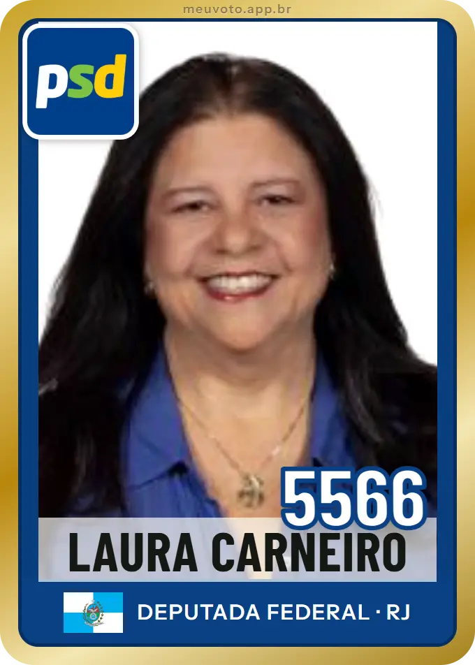 Carta de Laura Carneiro, número 5566, PSD