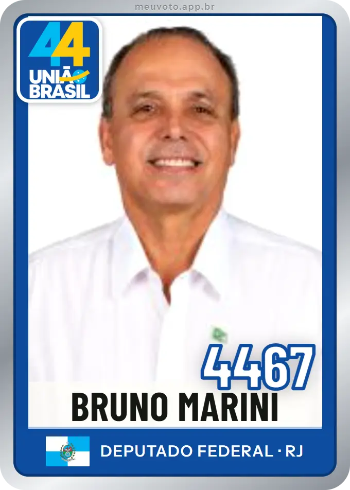 Carta de Bruno Marini, número 4467, União