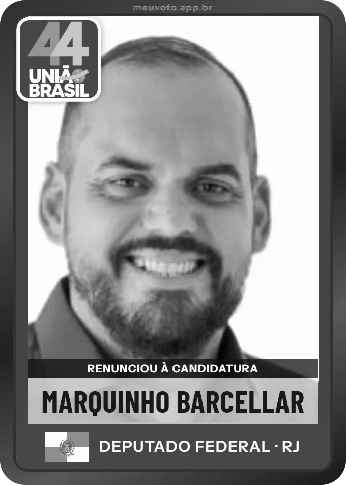 Carta de Marquinho Barcellar, União. Renunciou à candidatura e não vai à urna.