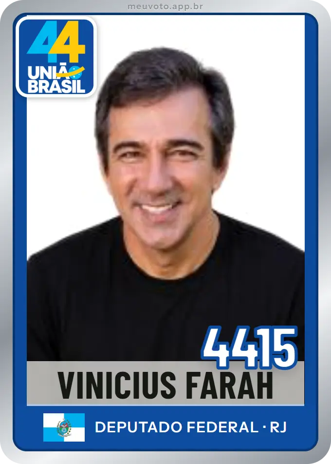 Carta de Vinicius Farah, número 4415, União