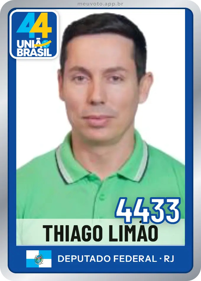 Carta de Thiago Limão, número 4433, União