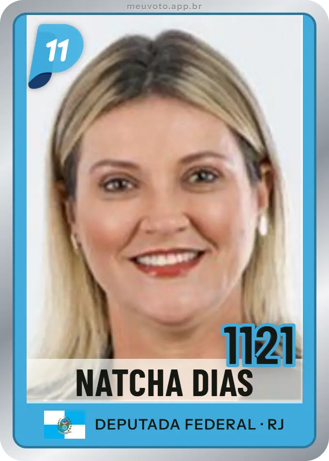 Carta de Natcha Dias, número 1121, PP