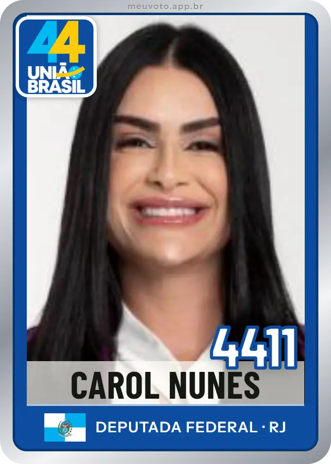 Carta de Carol Nunes, número 4411, União