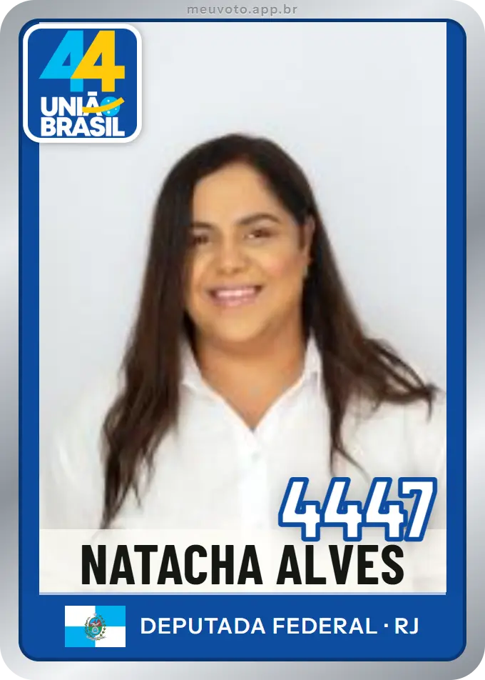 Carta de Natacha Alves, número 4447, União