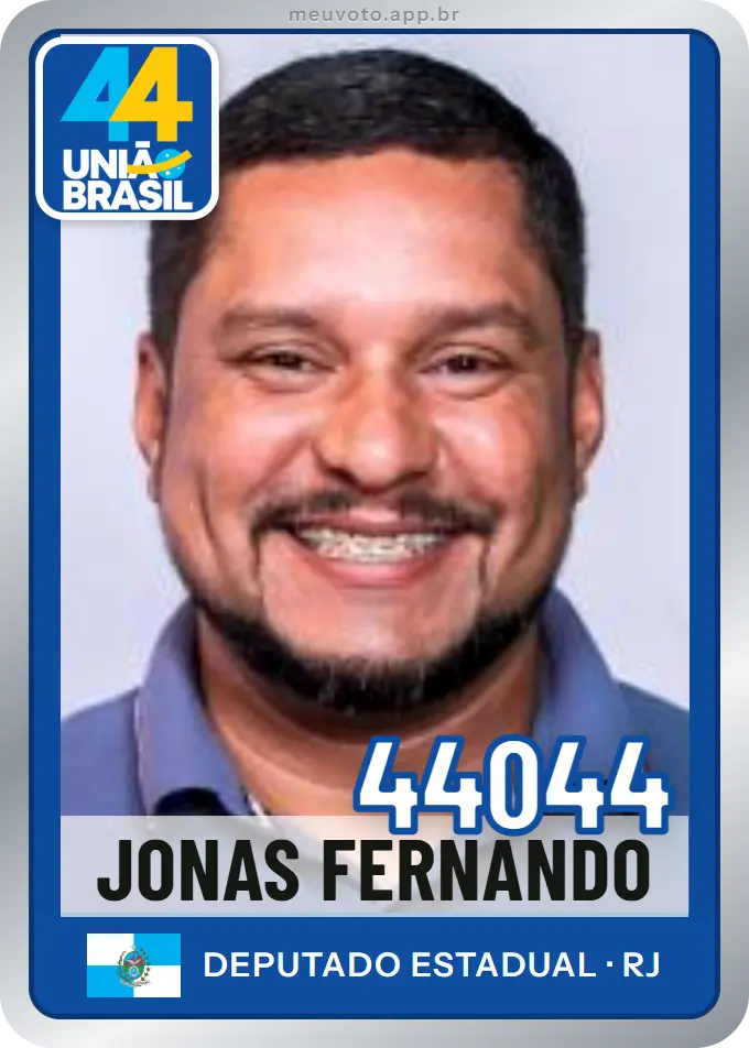 Carta de Jonas Fernando, número 44044, União