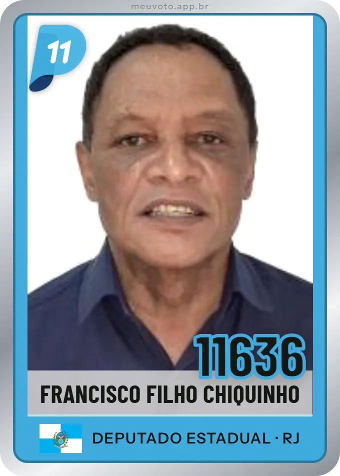 Carta de Francisco Filho Chiquinho, número 11636, PP