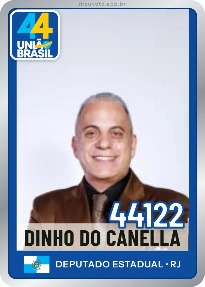 Carta de Dinho do Canella, número 44122, União