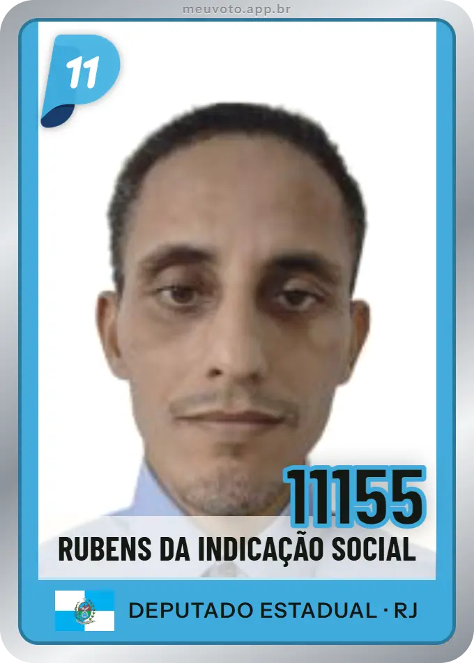 Carta de Rubens da Indicação Social, número 11155, PP