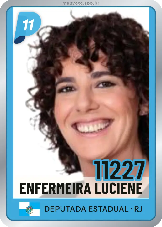 Carta de Enfermeira Luciene, número 11227, PP