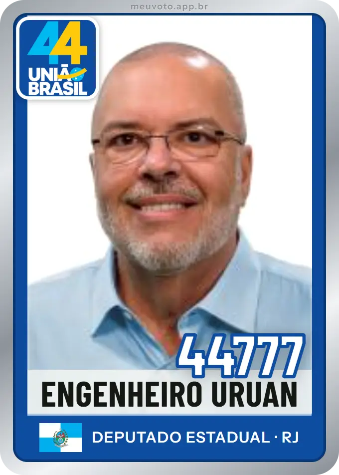 Carta de Engenheiro Uruan, número 44777, União