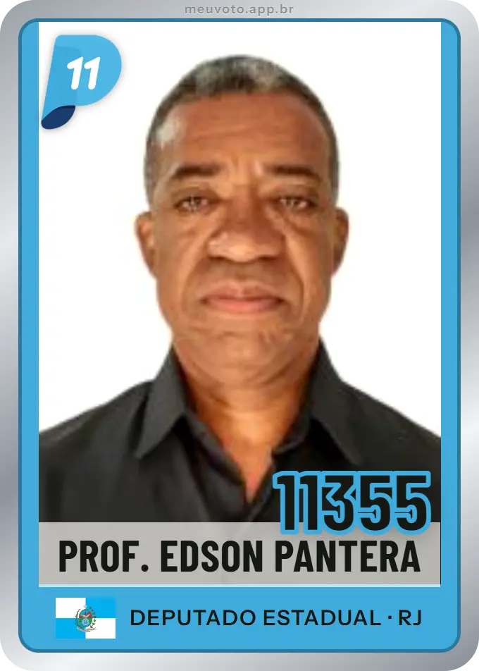 Carta de Prof. Edson Pantera, número 11355, PP
