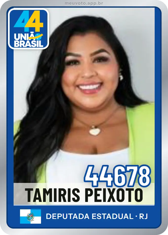 Carta de Tamiris Peixoto, número 44678, União