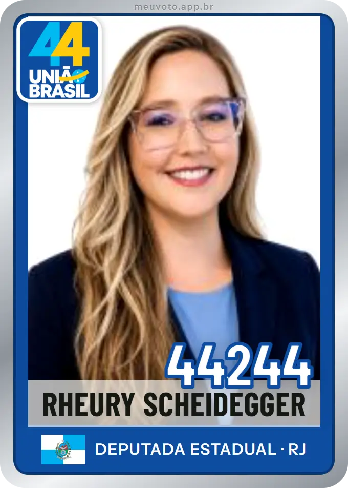 Carta de Rheury Scheidegger, número 44244, União