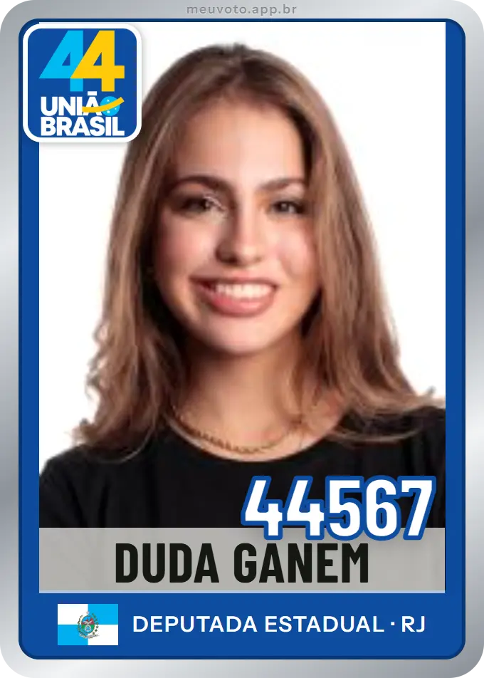 Carta de Duda Ganem, número 44567, União