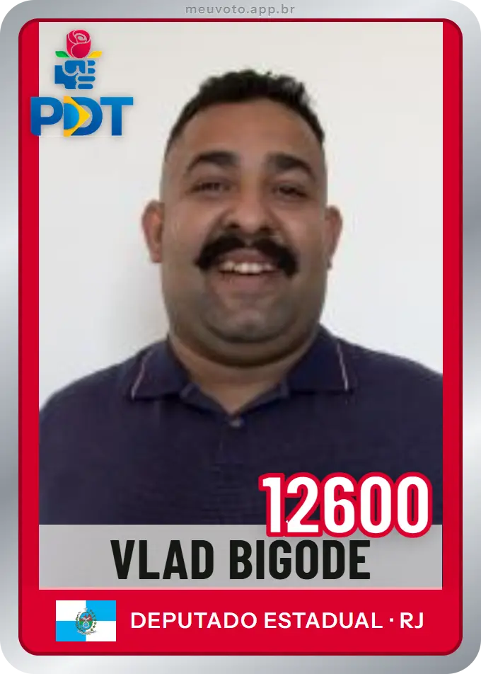 Carta de Vlad Bigode, número 12600, PDT