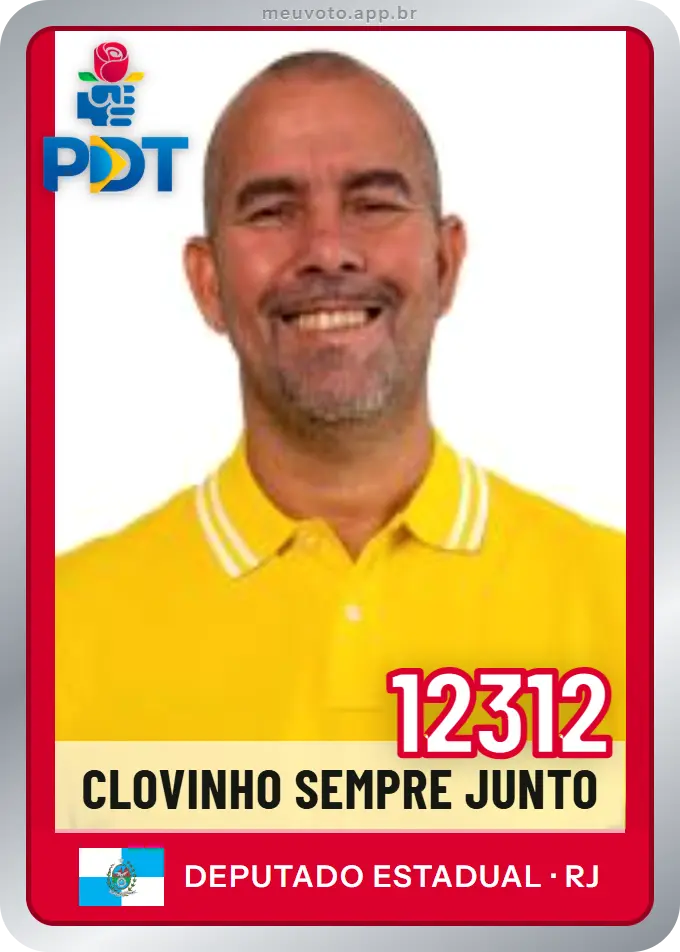 Carta de Clovinho Sempre Junto, número 12312, PDT