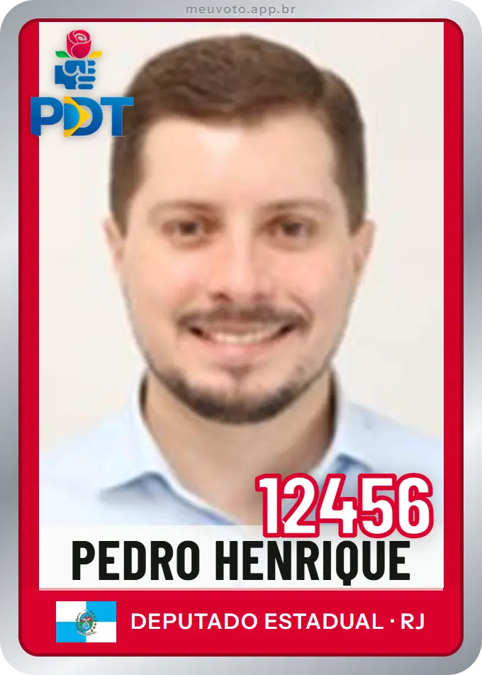 Carta de Pedro Henrique, número 12456, PDT