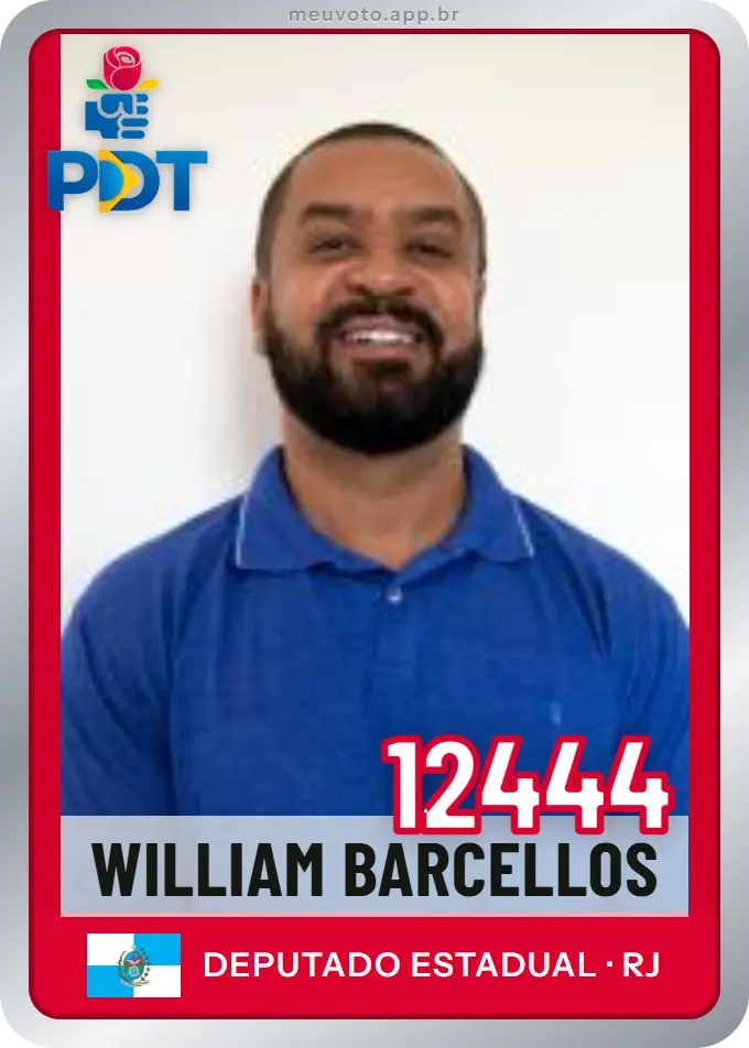 Carta de William Barcellos, número 12444, PDT