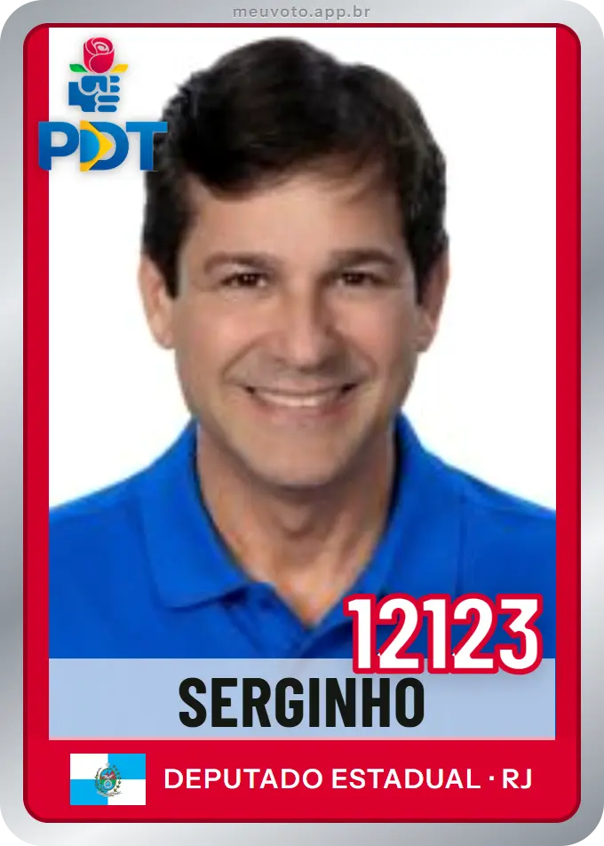 Carta de Serginho, número 12123, PDT