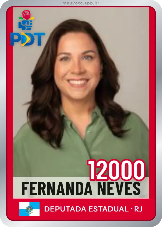 Carta de Fernanda Neves, número 12000, PDT