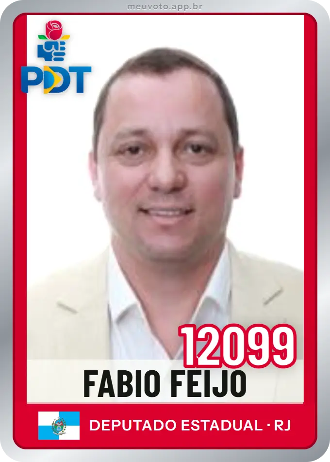 Carta de Fabio Feijo, número 12099, PDT