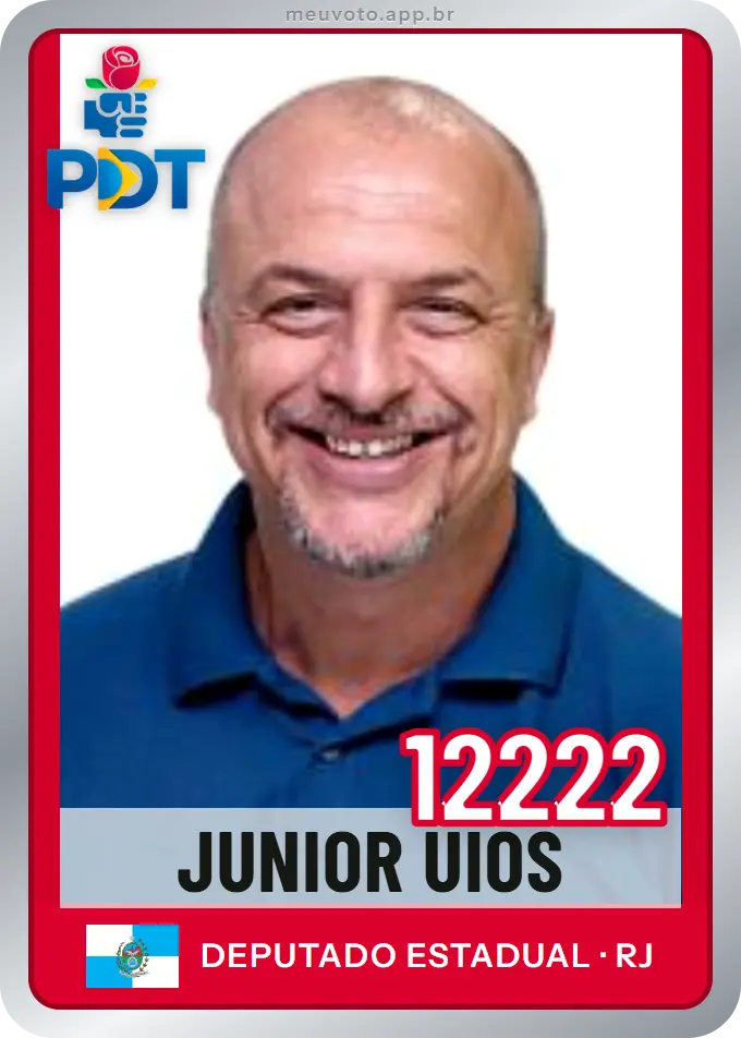 Carta de Junior Uios, número 12222, PDT