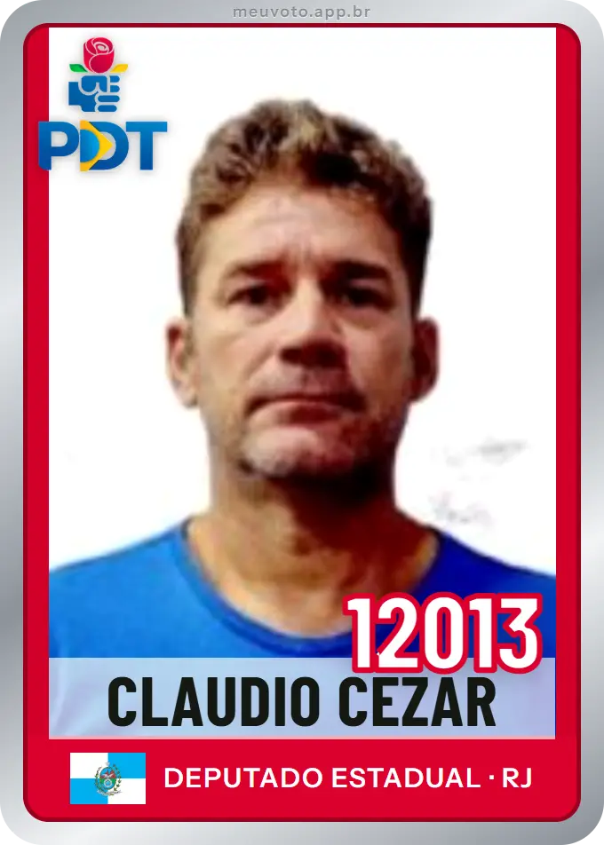 Carta de Claudio Cezar, número 12013, PDT