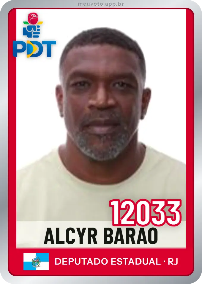 Carta de Alcyr Barão, número 12033, PDT