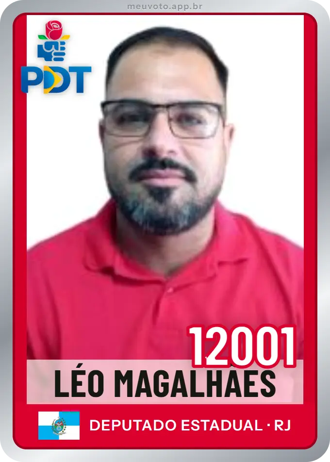 Carta de Léo Magalhães, número 12001, PDT