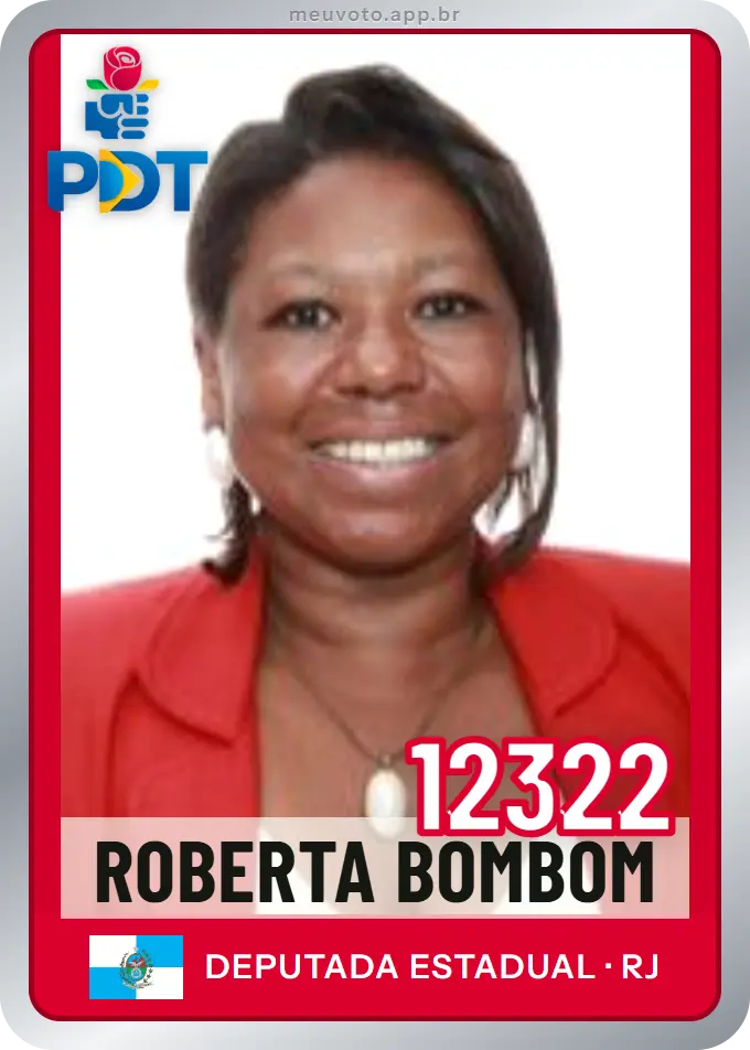 Carta de Roberta Bombom, número 12322, PDT