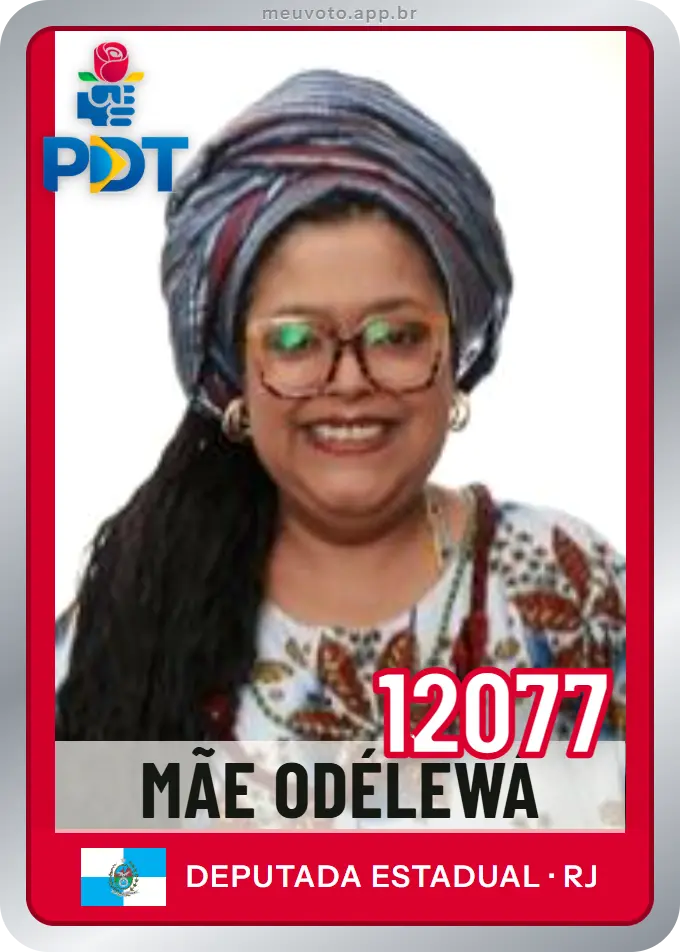 Carta de Mãe Odélewá, número 12077, PDT