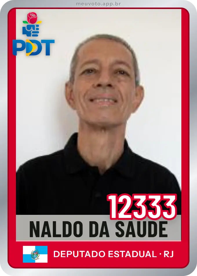 Carta de Naldo da Saude, número 12333, PDT