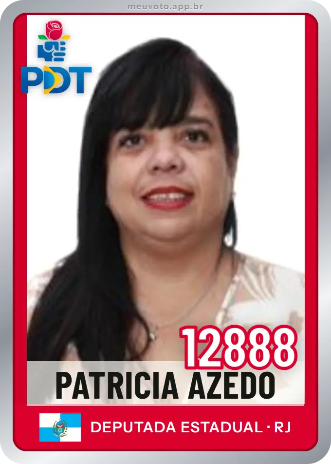 Carta de Patricia Azedo, número 12888, PDT